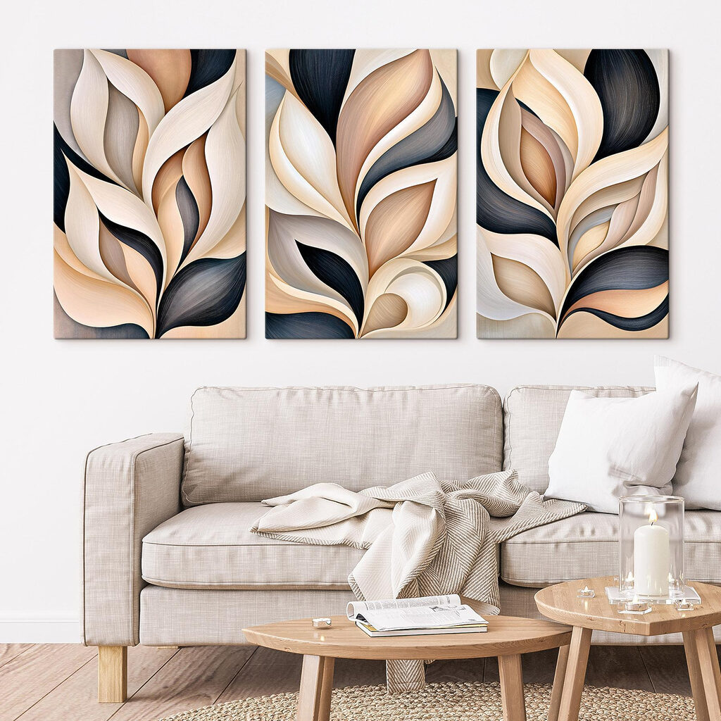 Geschwungene Blattformen — Interieur 1