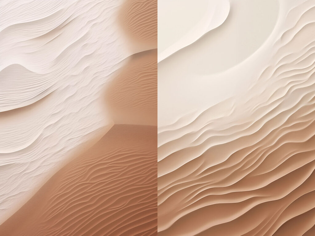 Feine Sandwellen — ganzes Design