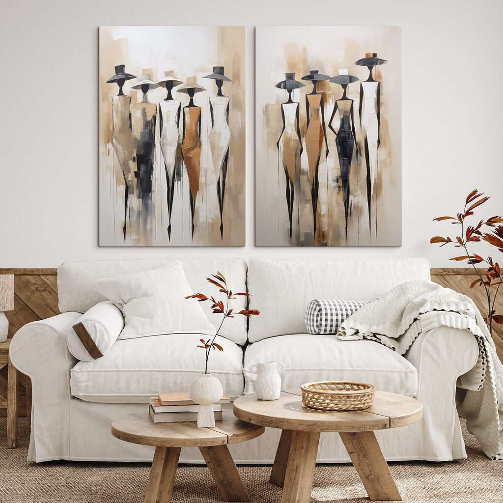 Figuren mit Hüten — Interieur 2