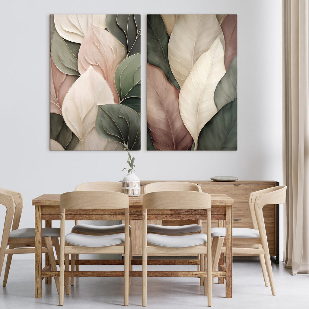 Blätter in sanfter Umarmung — Interieur 1
