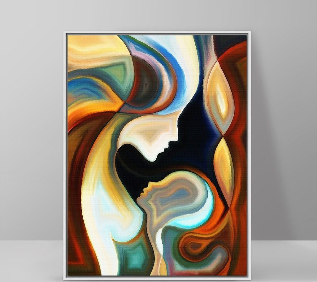 Verschmelzende Gesichter — Interieur 2