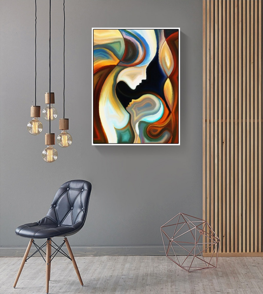 Verschmelzende Gesichter — Interieur 3