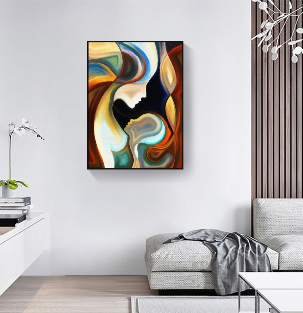 Verschmelzende Gesichter — Interieur 4