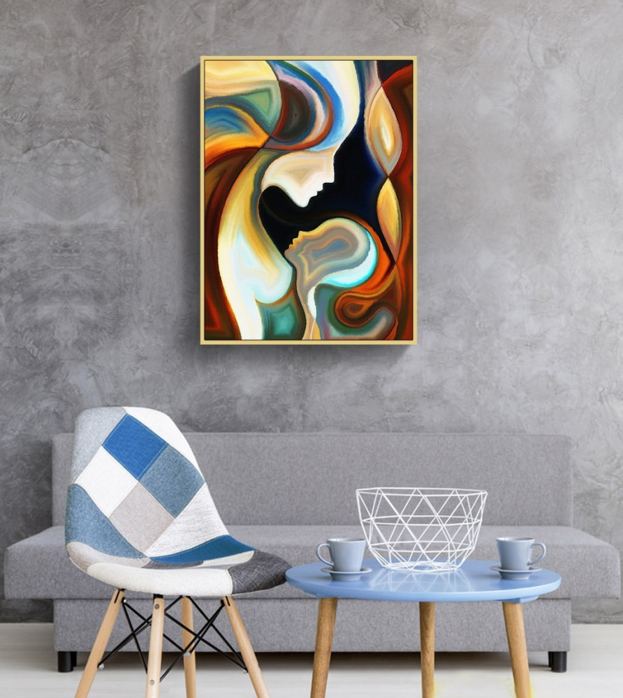 Verschmelzende Gesichter — Interieur 5