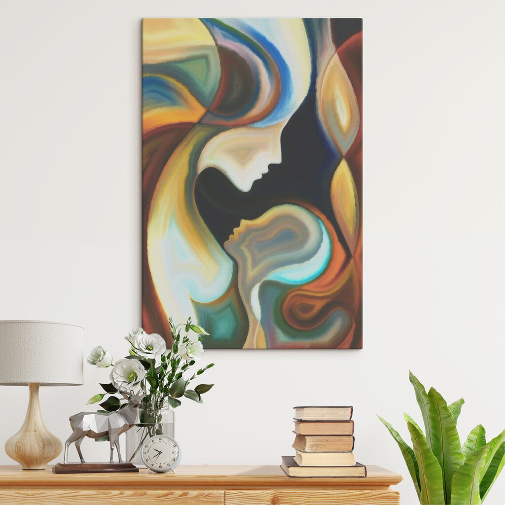 Verschmelzende Gesichter — Interieur 6