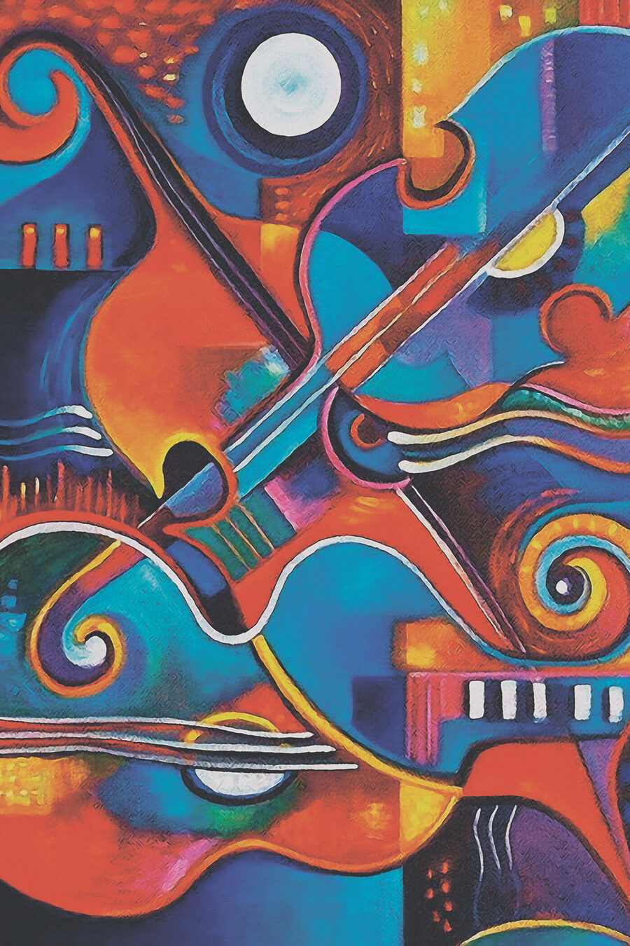 Musik in Farbe — ganzes Design