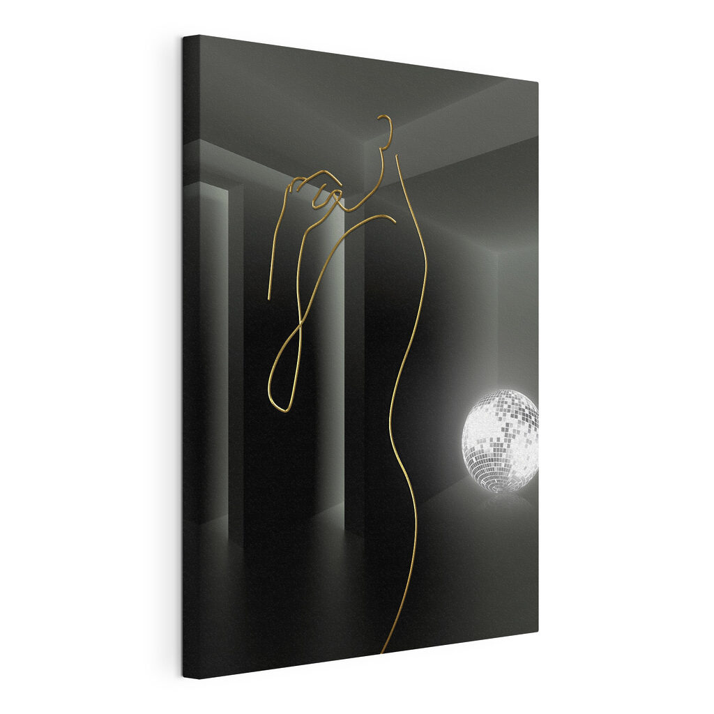 Silhouette aus Lichtlinien — Produktansicht