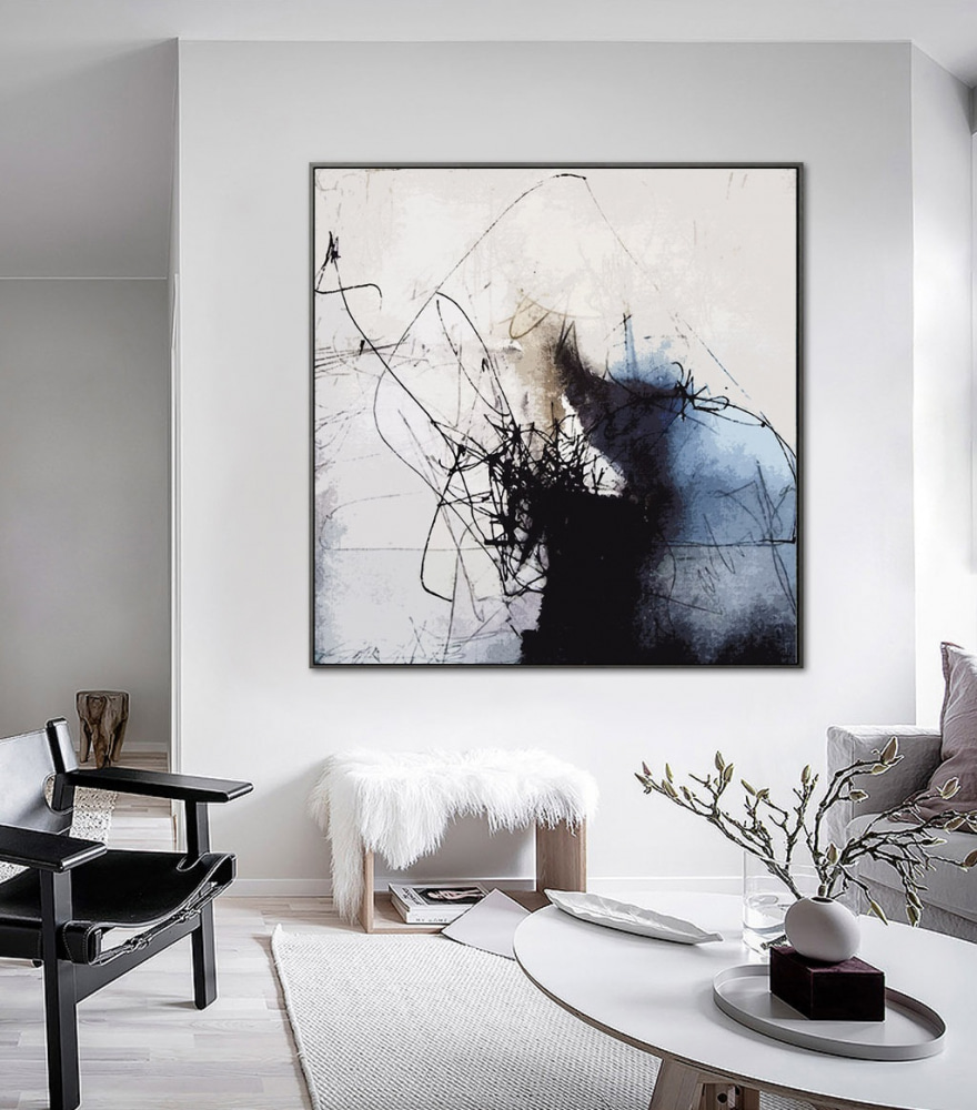 Tintenspuren auf Hellgrau — Interieur 4