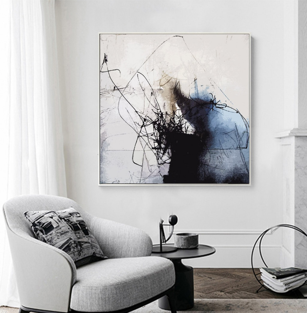 Tintenspuren auf Hellgrau — Interieur 5