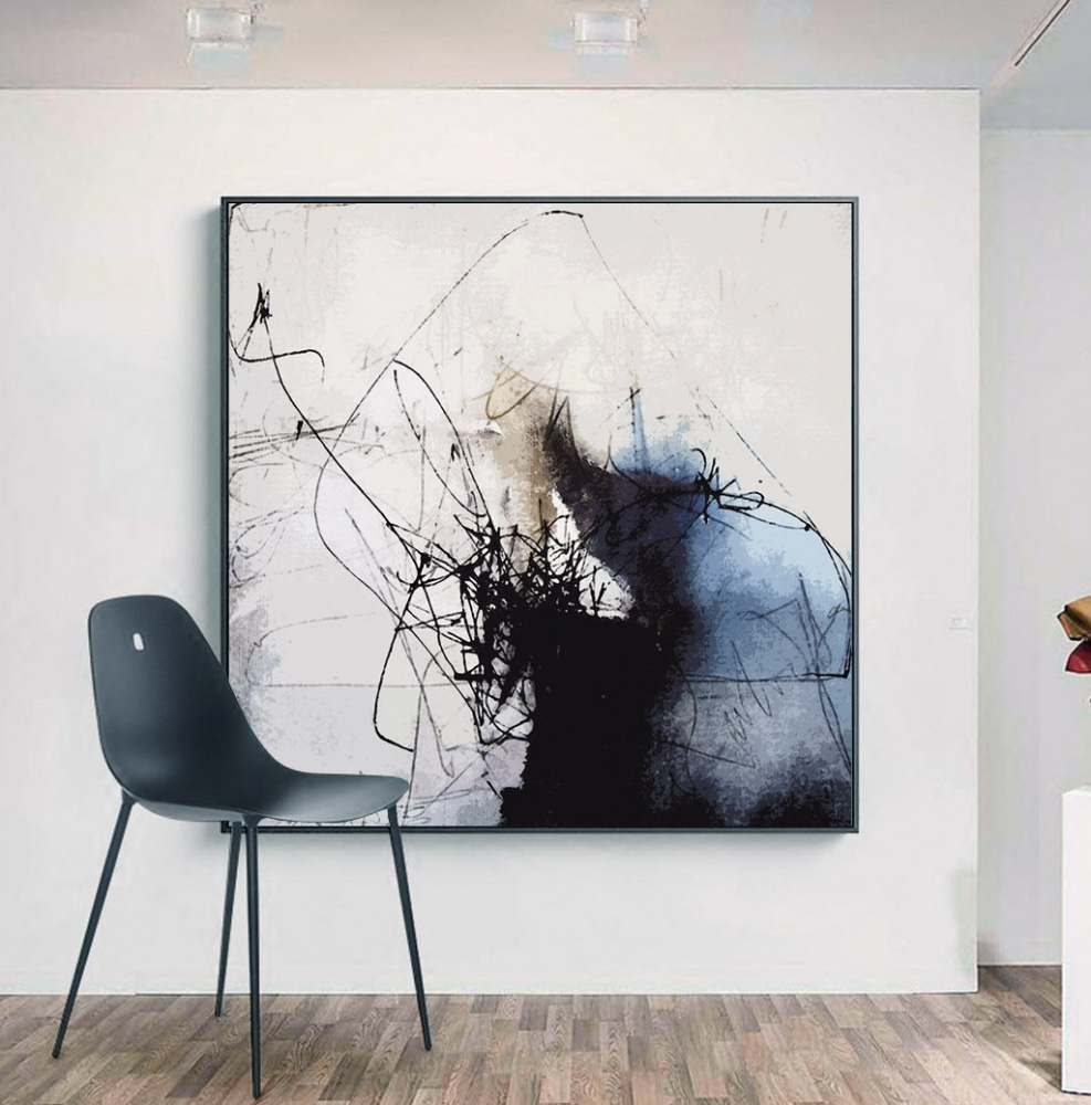 Tintenspuren auf Hellgrau — Interieur 7