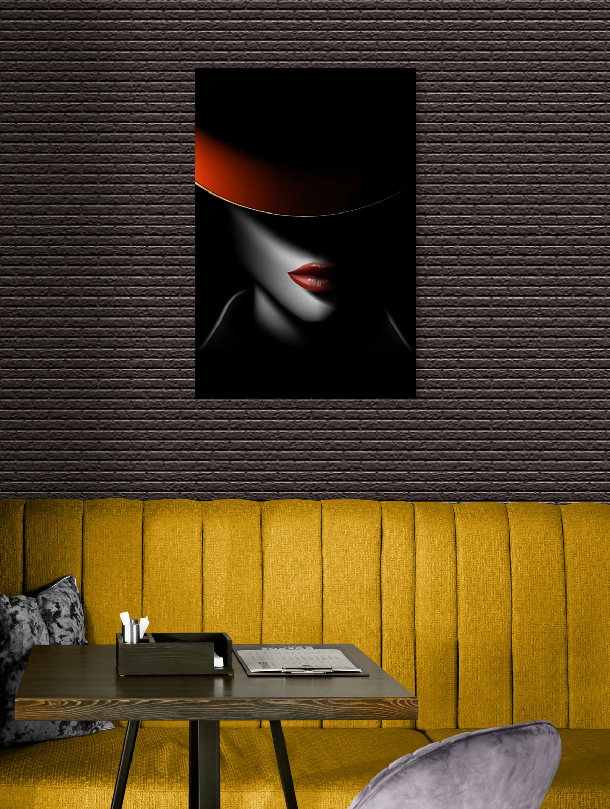 Verborgen unter dem Hut — Interieur 7
