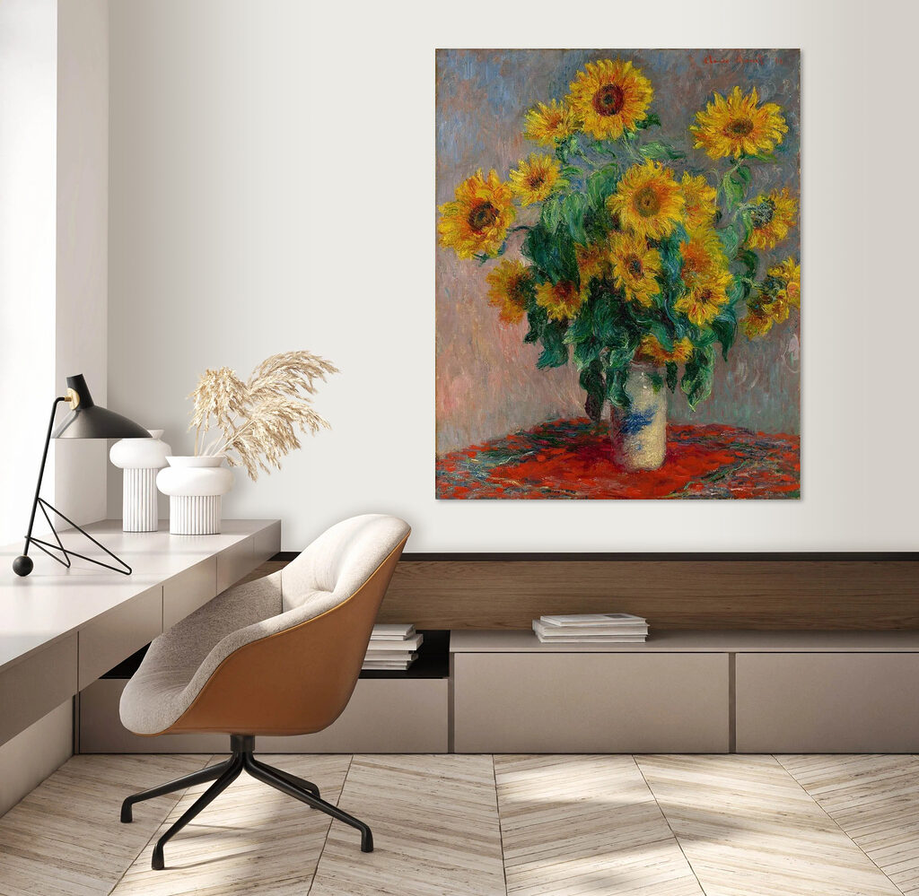 Sonnenblumen im Glas — Interieur 4