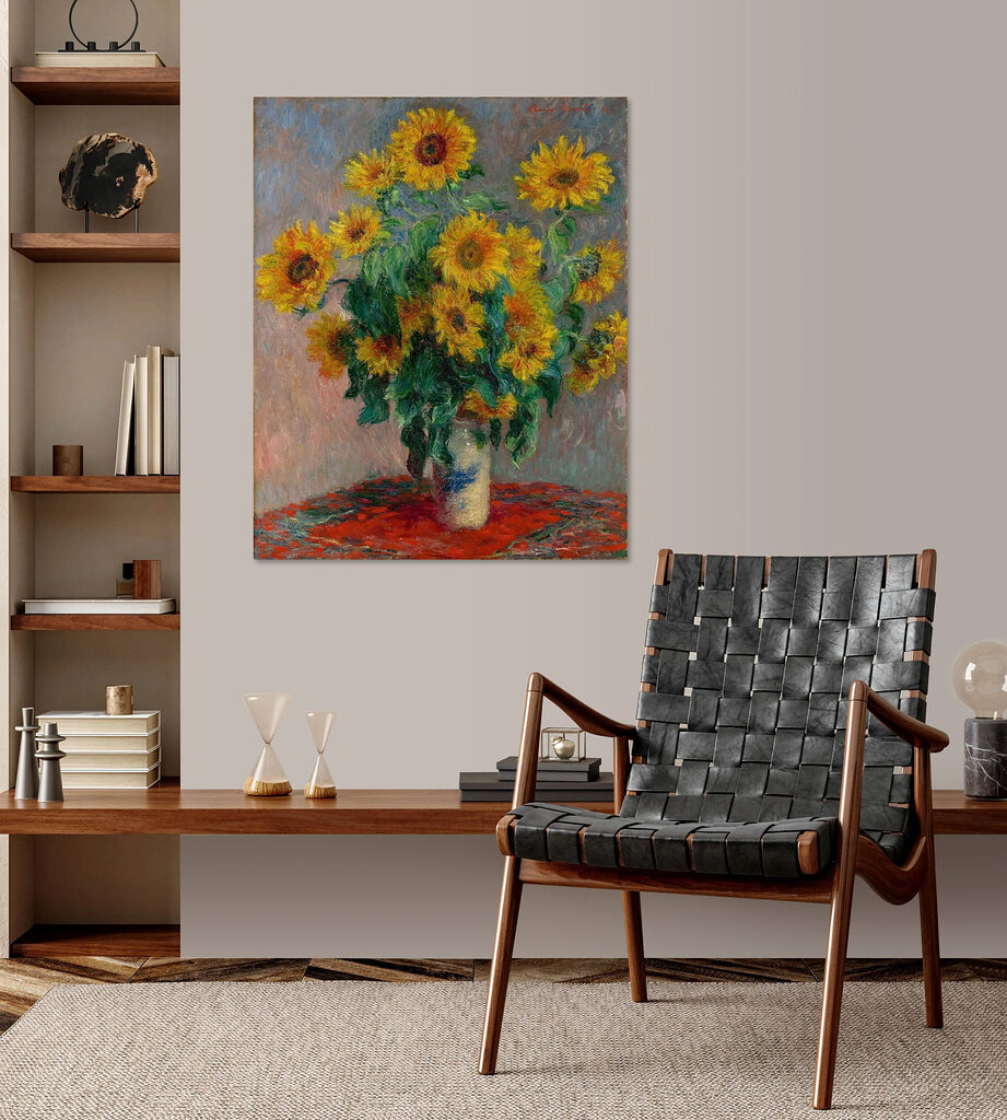 Sonnenblumen im Glas — Interieur 5
