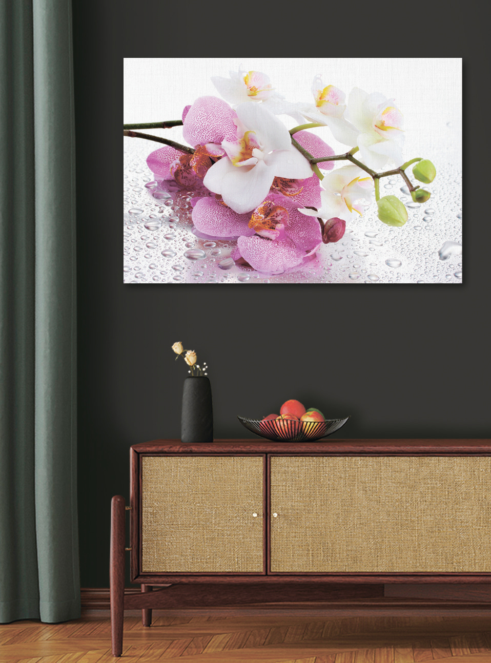 Orchideen mit Tautropfen — Interieur 2