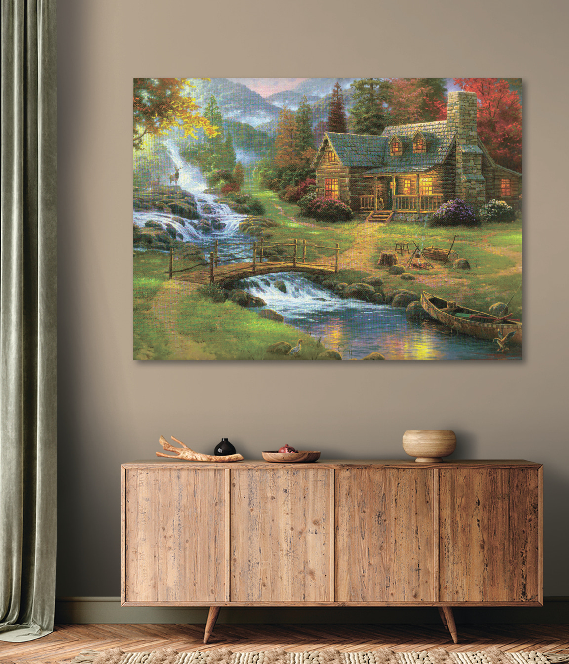 Häuschen an den Wasserfällen — Interieur 2