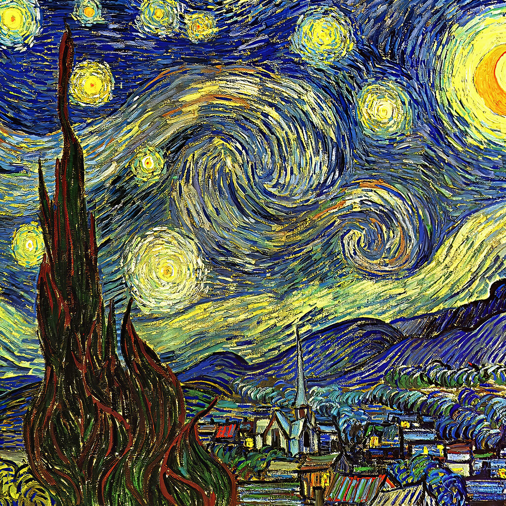 Die Sternennacht — ganzes Design