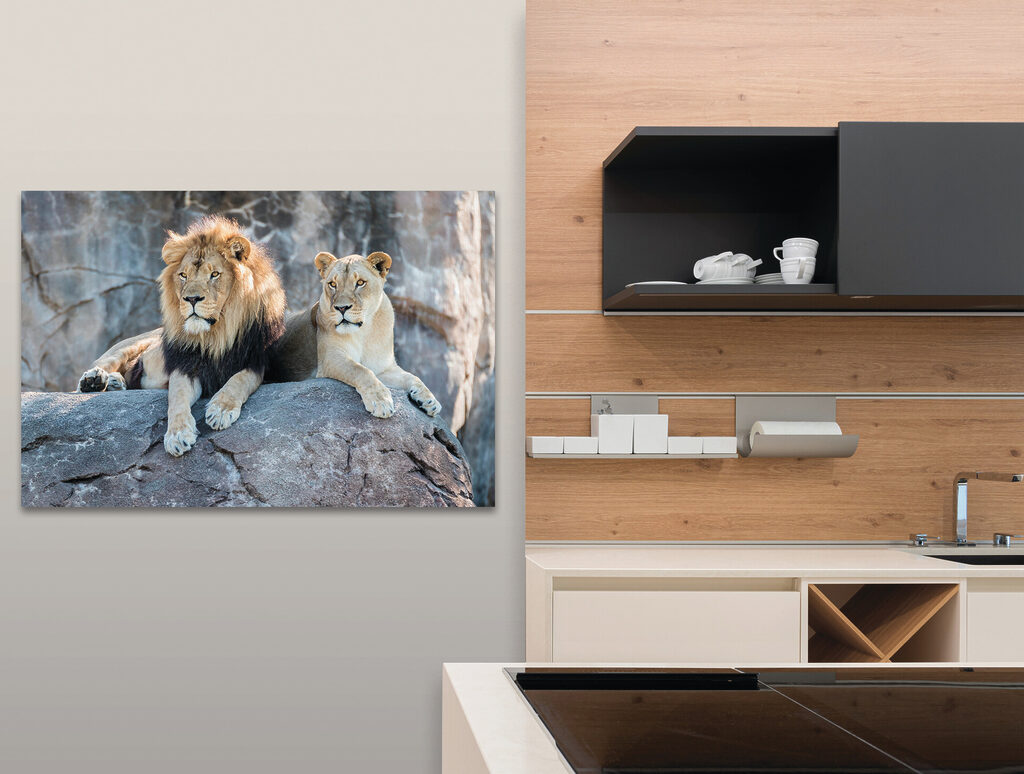 Ruhendes Löwenpaar — Interieur 2