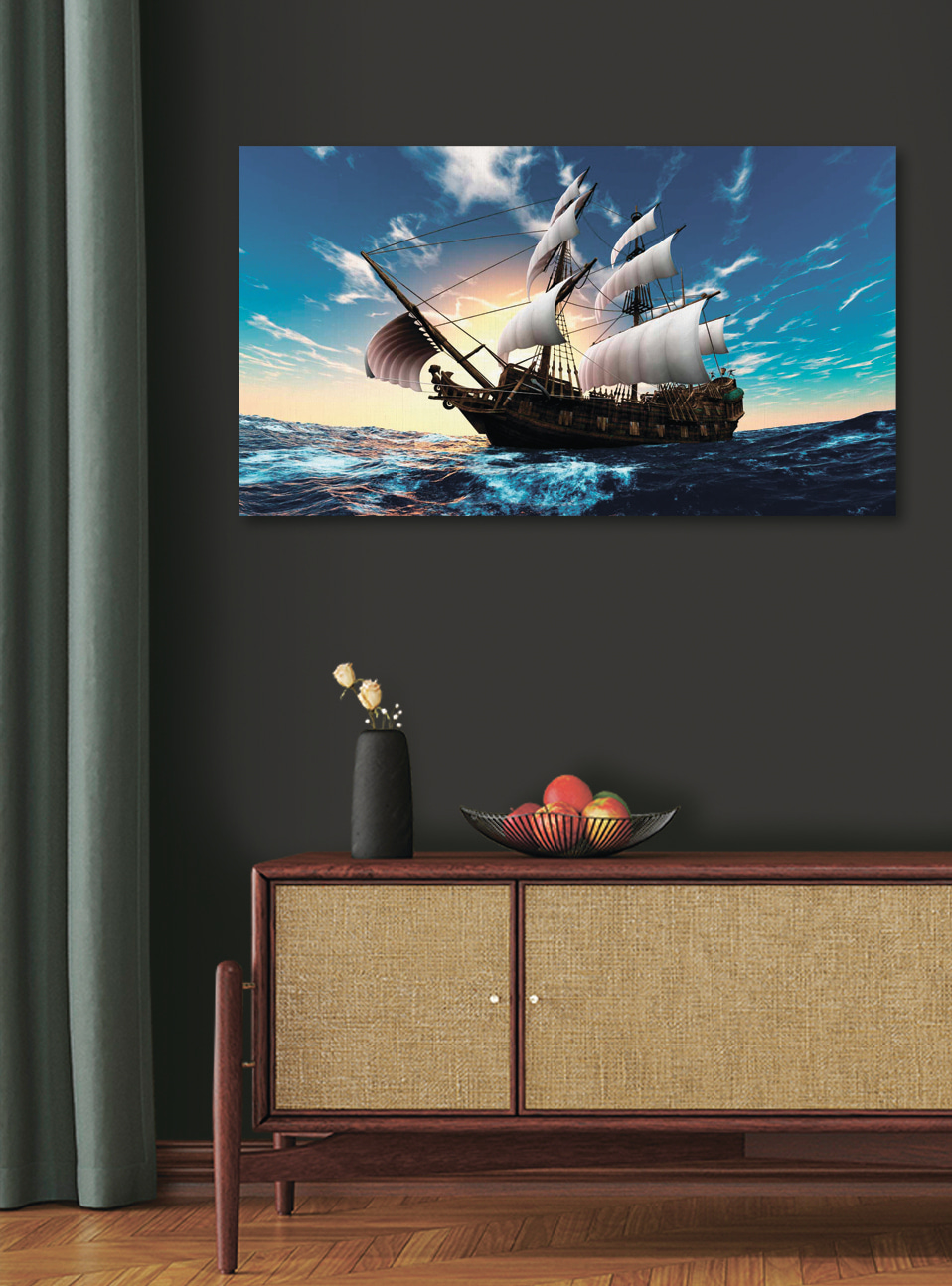 Mit vollen Segeln voraus — Interieur 2