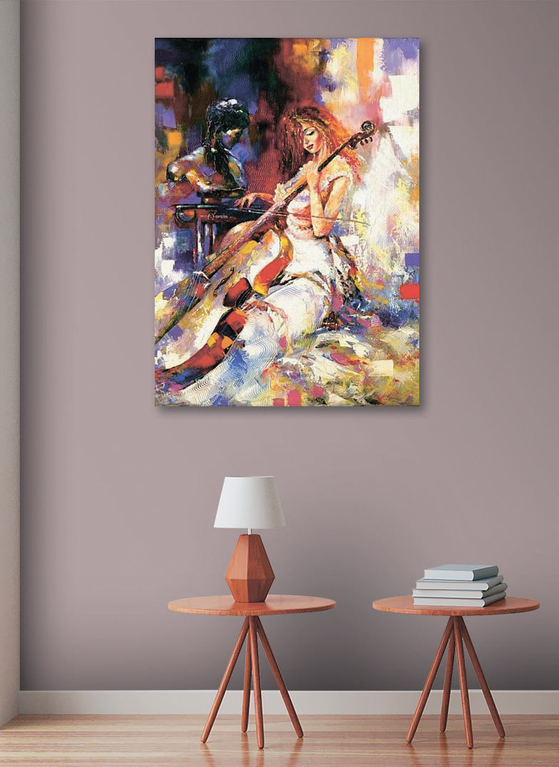 Cello voller Bewegung — Interieur 2