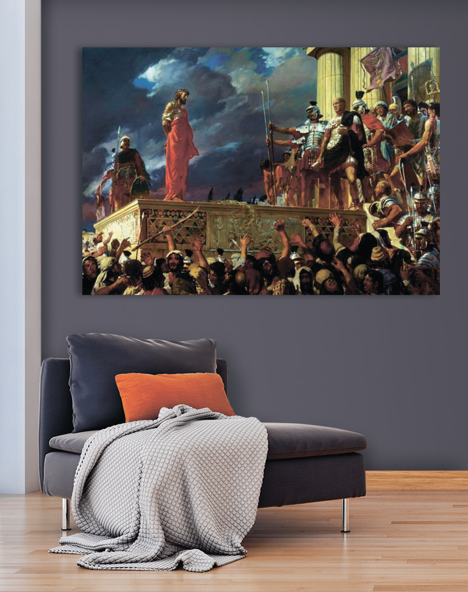 Vor der Menge — Interieur 1