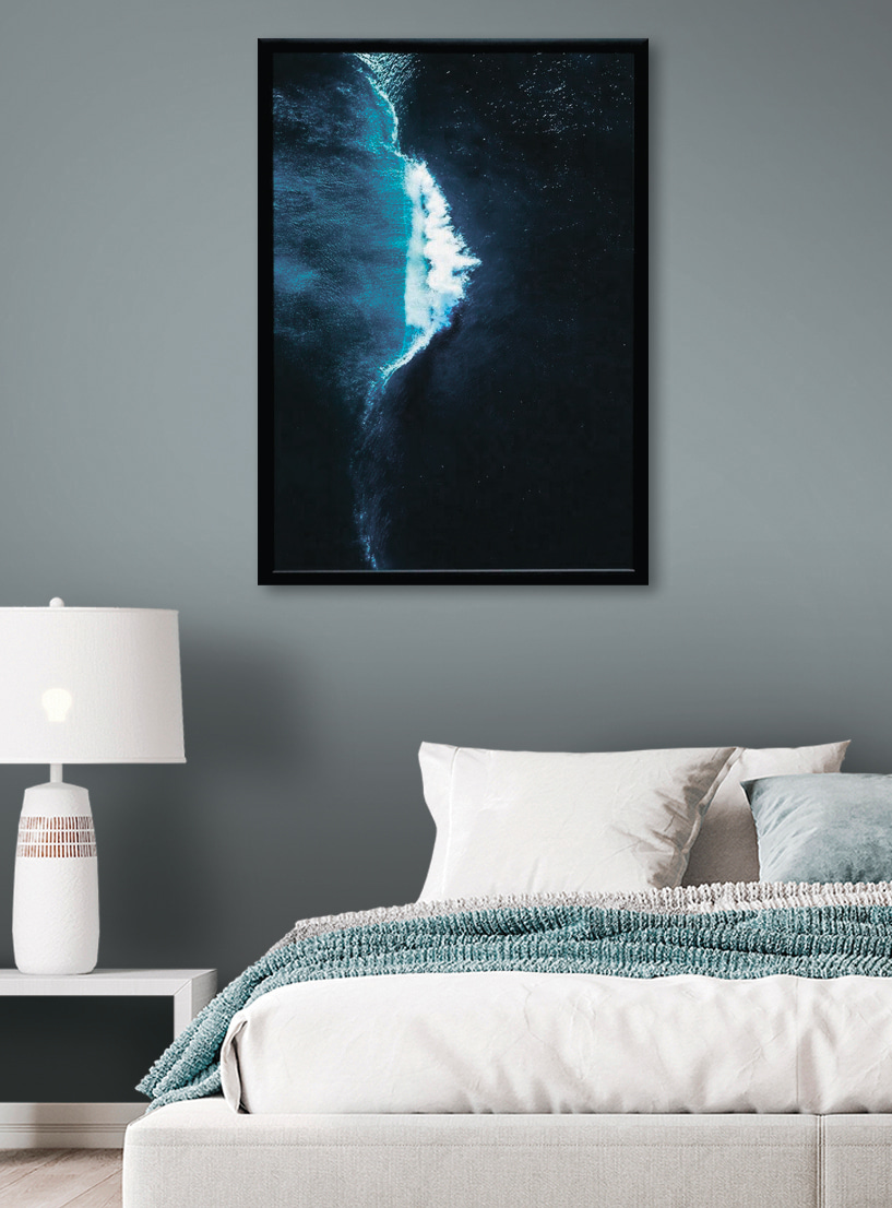 Welle in Nachtblau — Interieur 2