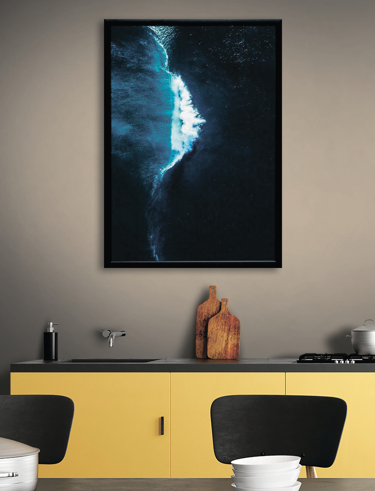 Welle in Nachtblau — Interieur 1