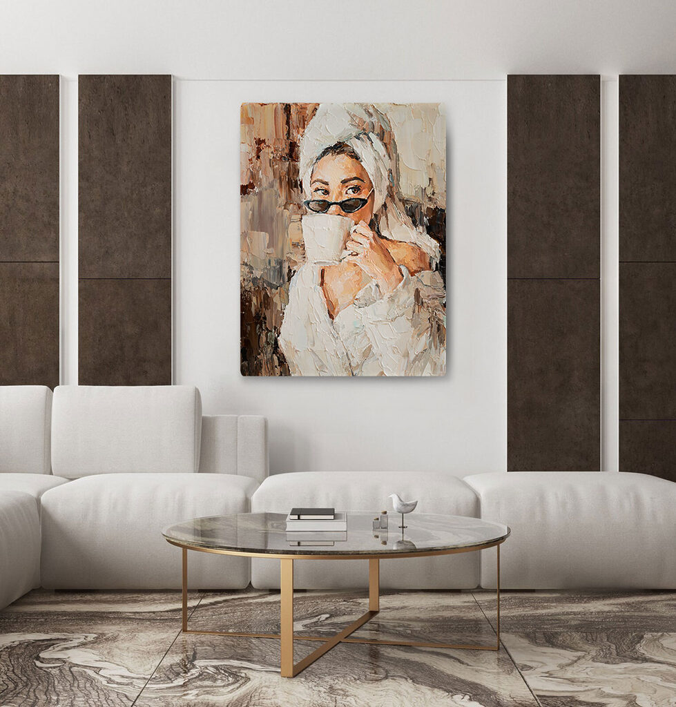 Kaffee hinter der Sonnenbrille — Interieur 1