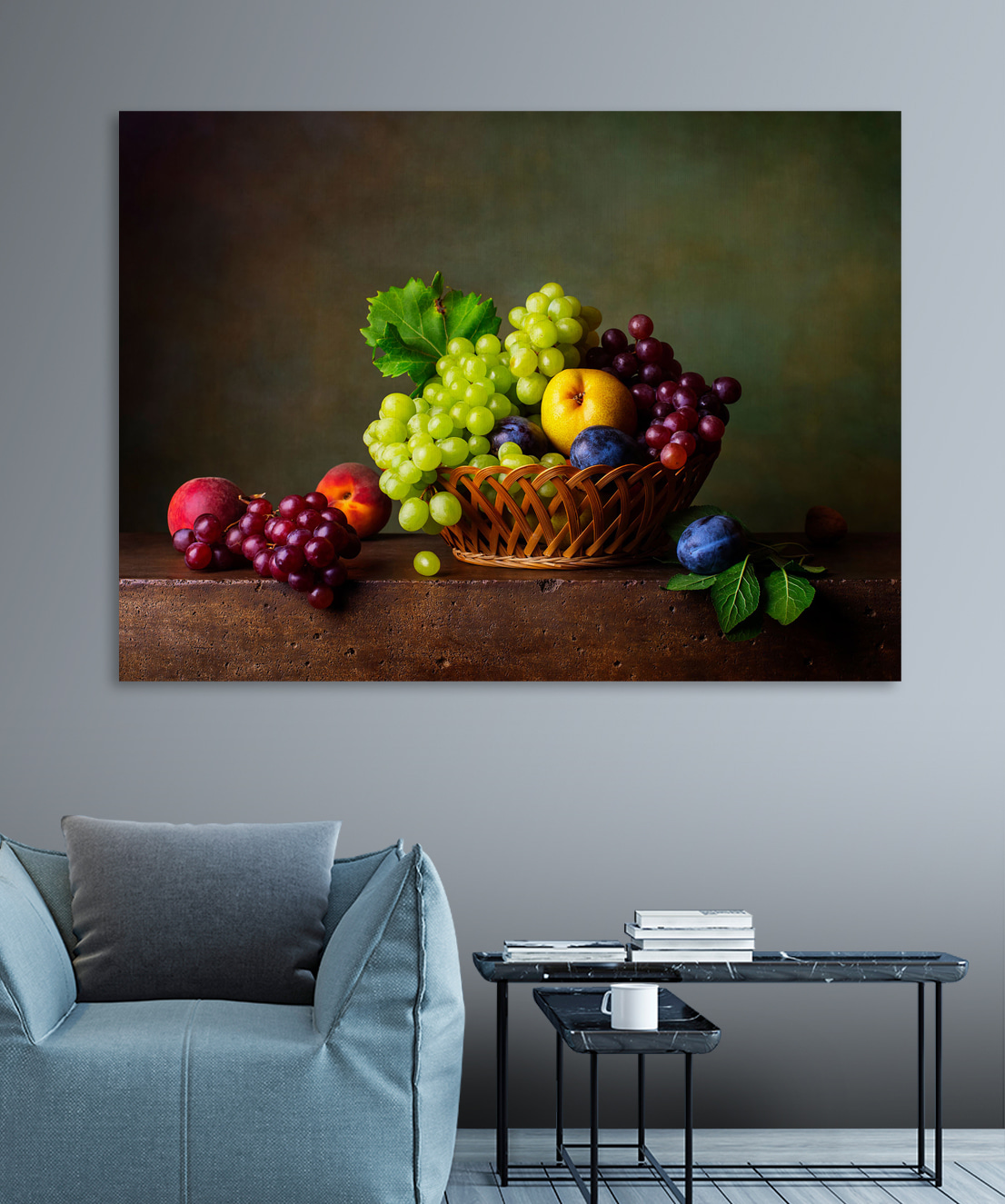 Obstkorb auf dem Tisch — Interieur 1