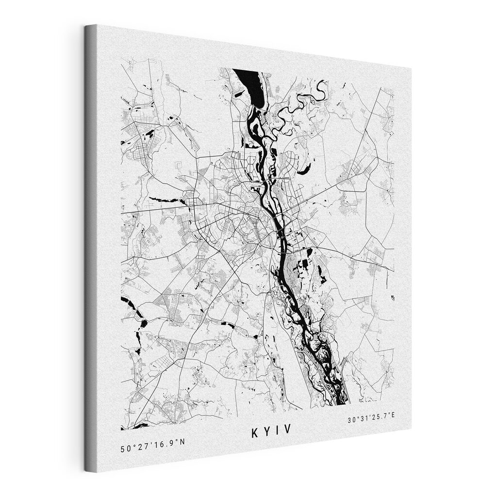 Stadtplan von Kyjiw — Produktansicht