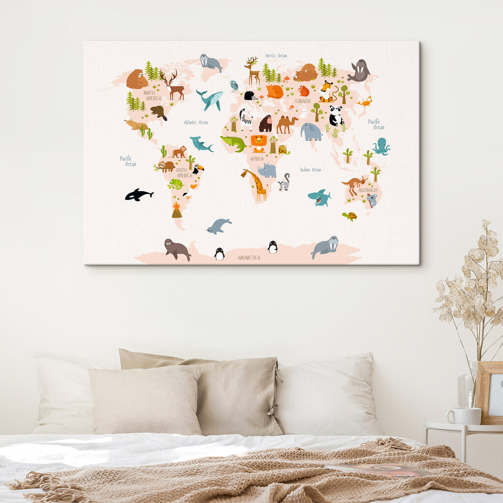 Tierische Weltkarte — Interieur 6
