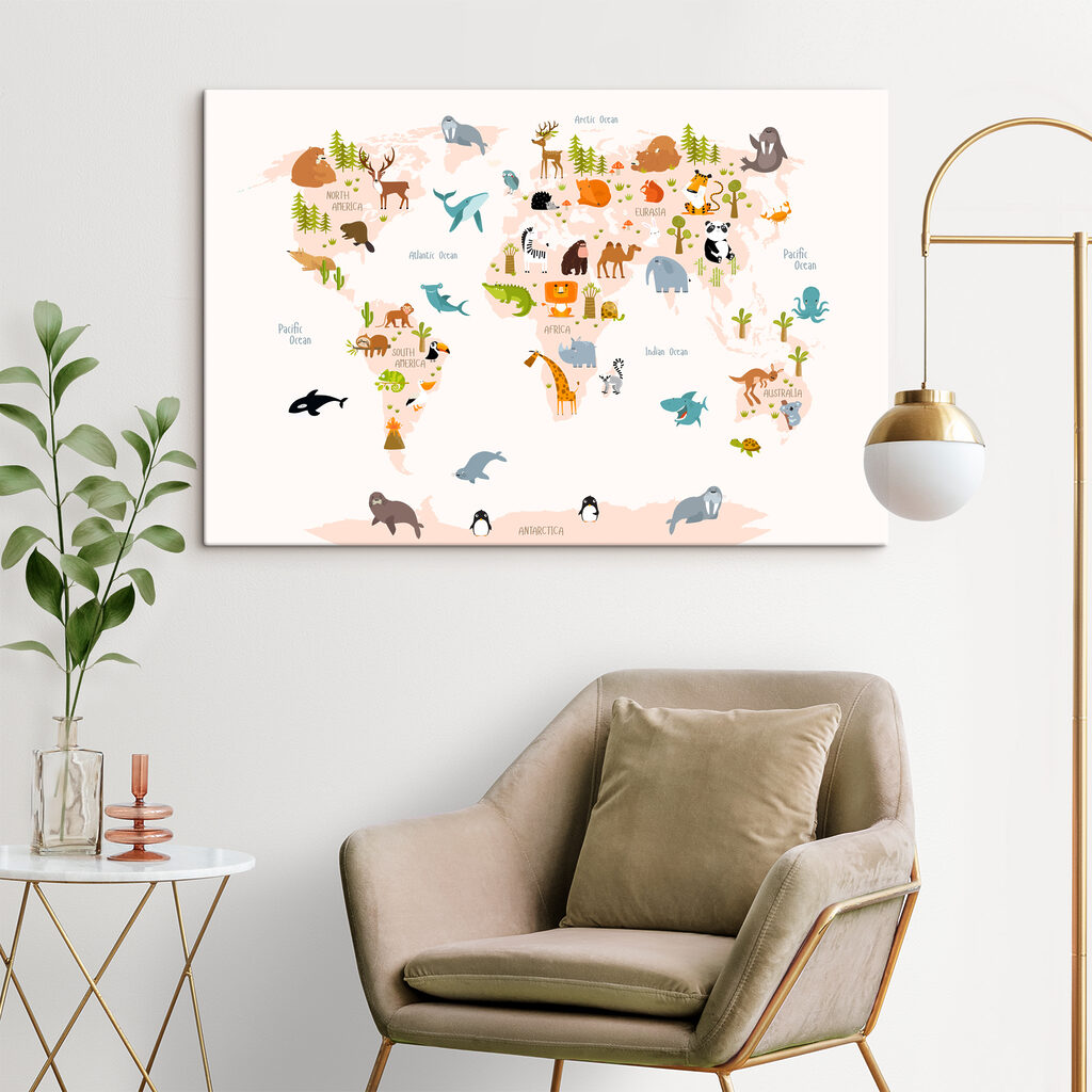 Tierische Weltkarte — Interieur 7