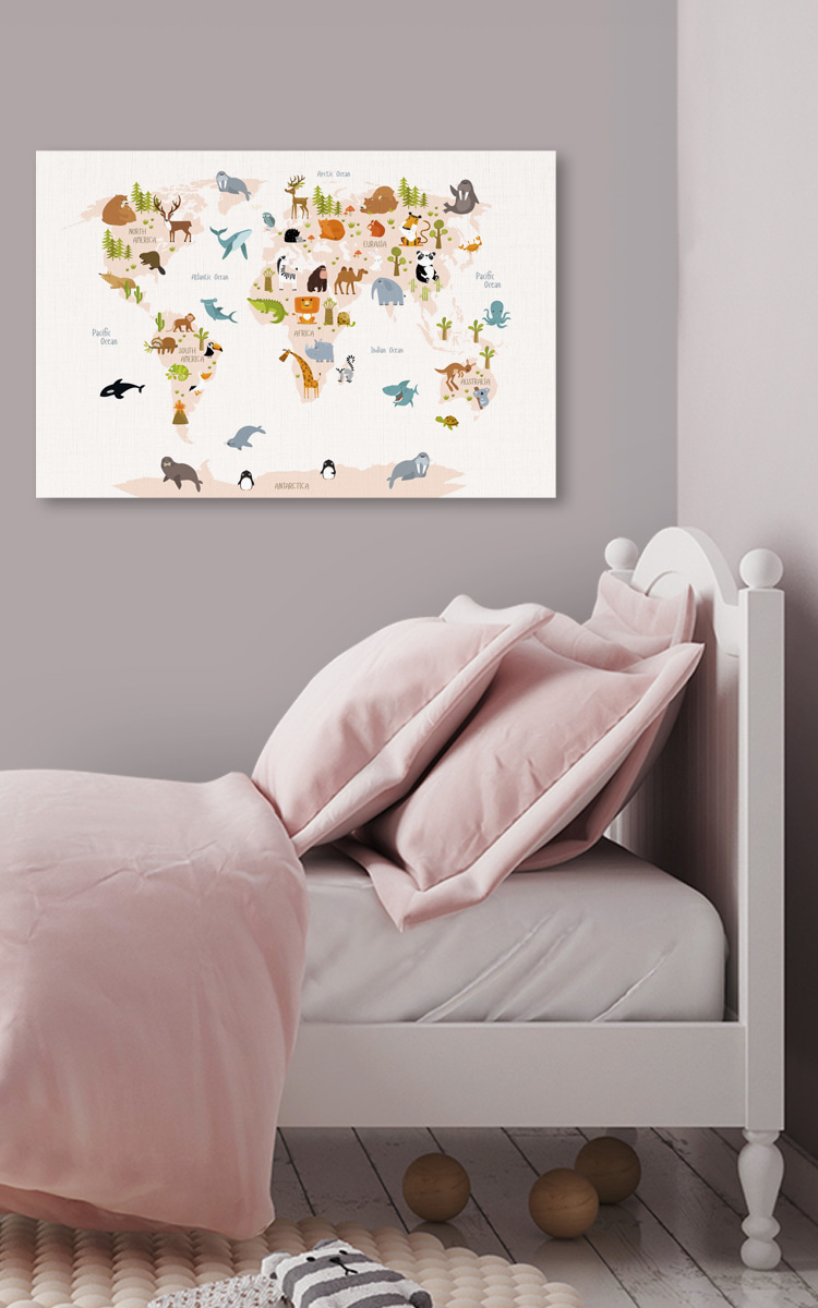 Tierische Weltkarte — Interieur 2
