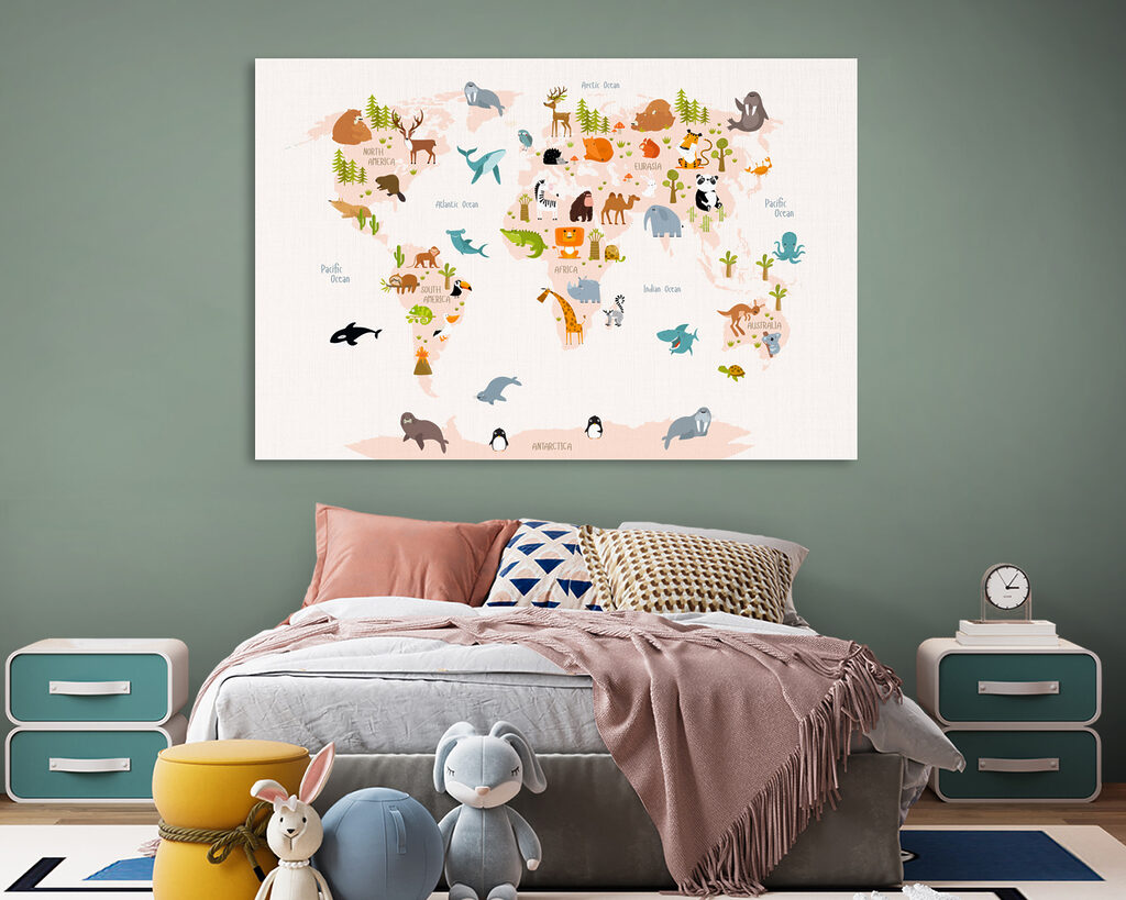 Tierische Weltkarte — Interieur 5