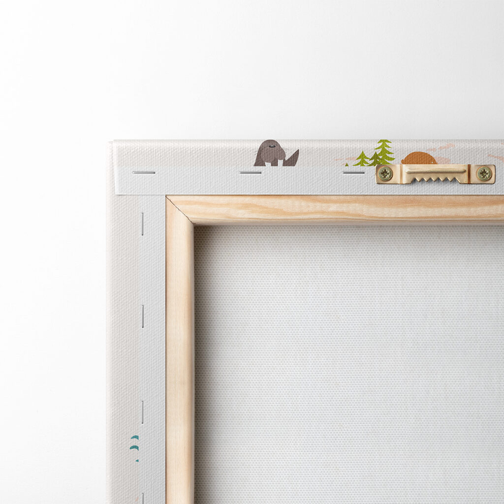 Tierische Weltkarte — Rückseite