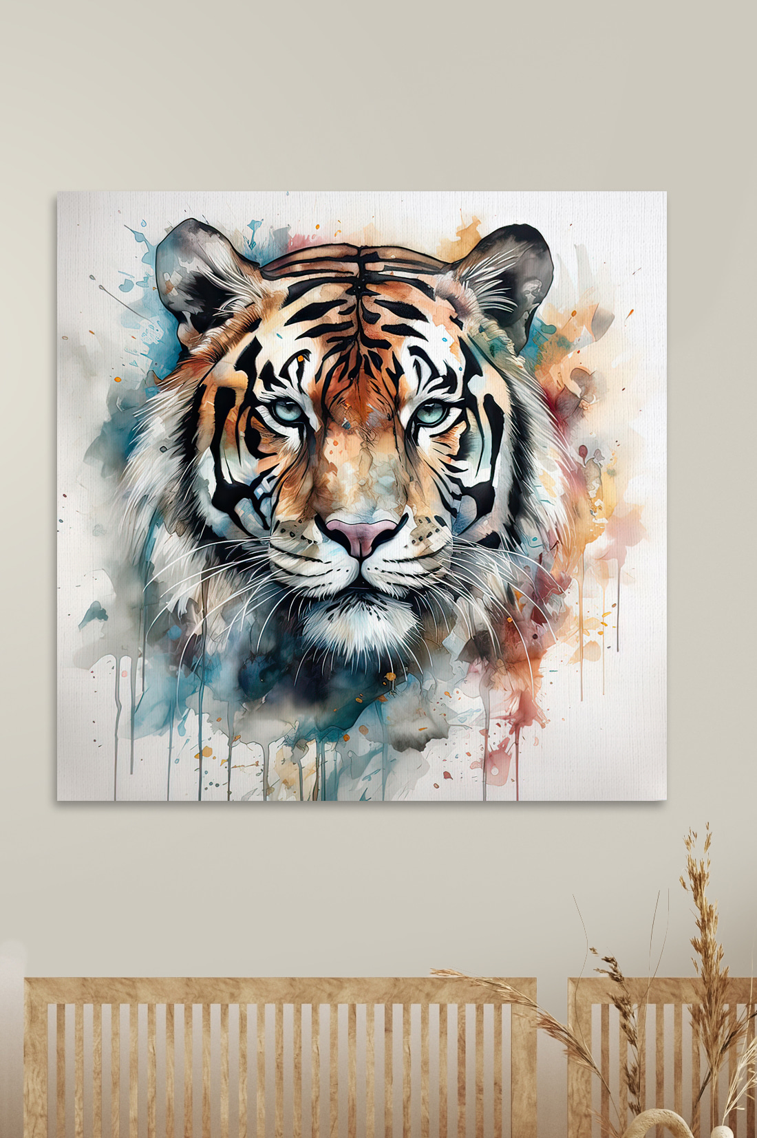 Tiger in kühlen Spritzern — Interieur 4