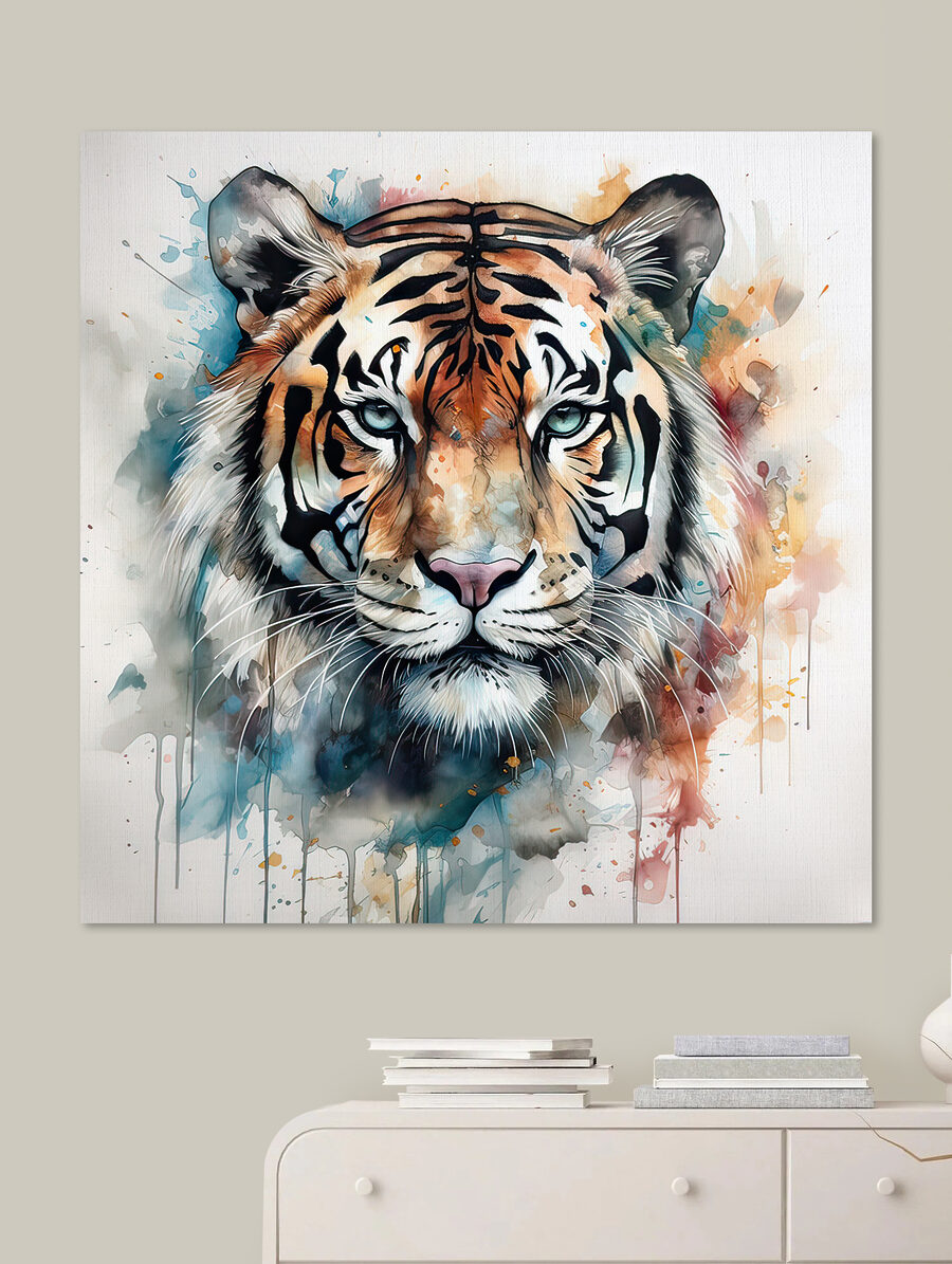 Tiger in kühlen Spritzern — Interieur 5