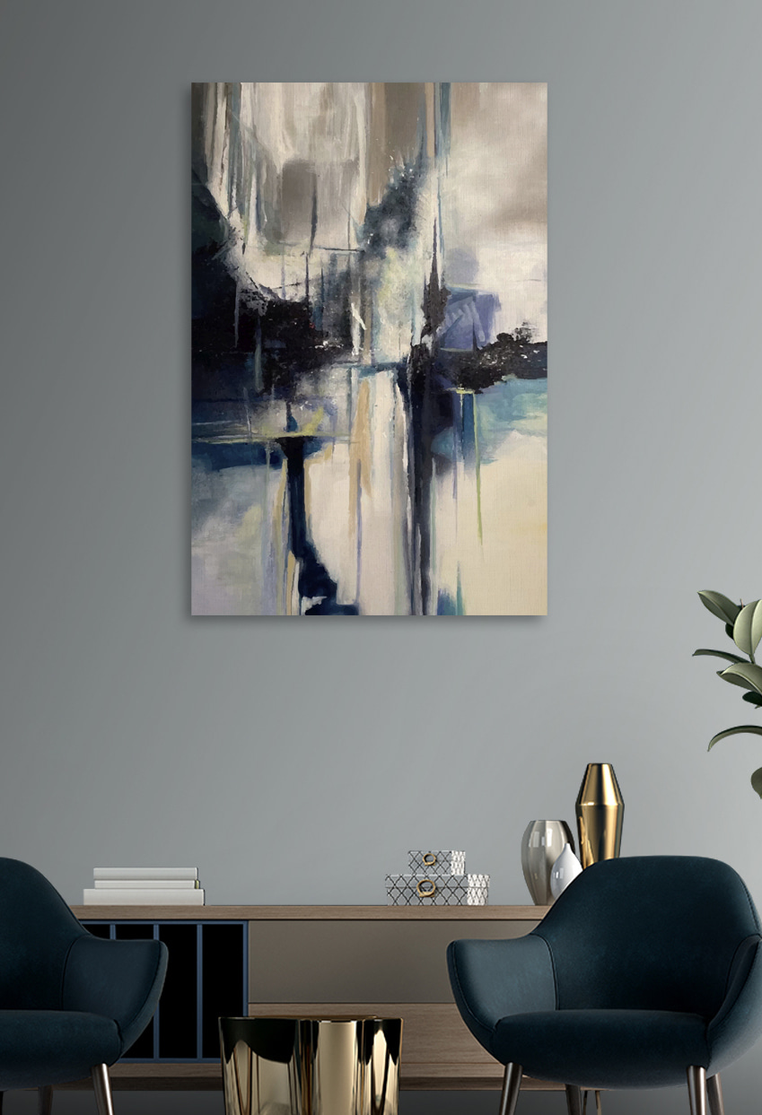 Dunkle Spiegelungen in Farbe — Interieur 1