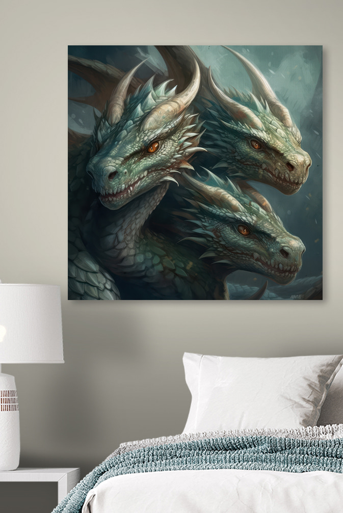 Drei Drachen im Schatten — Interieur 2