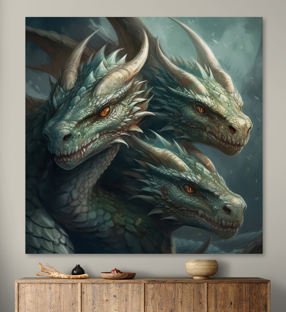 Drei Drachen im Schatten — Interieur 3