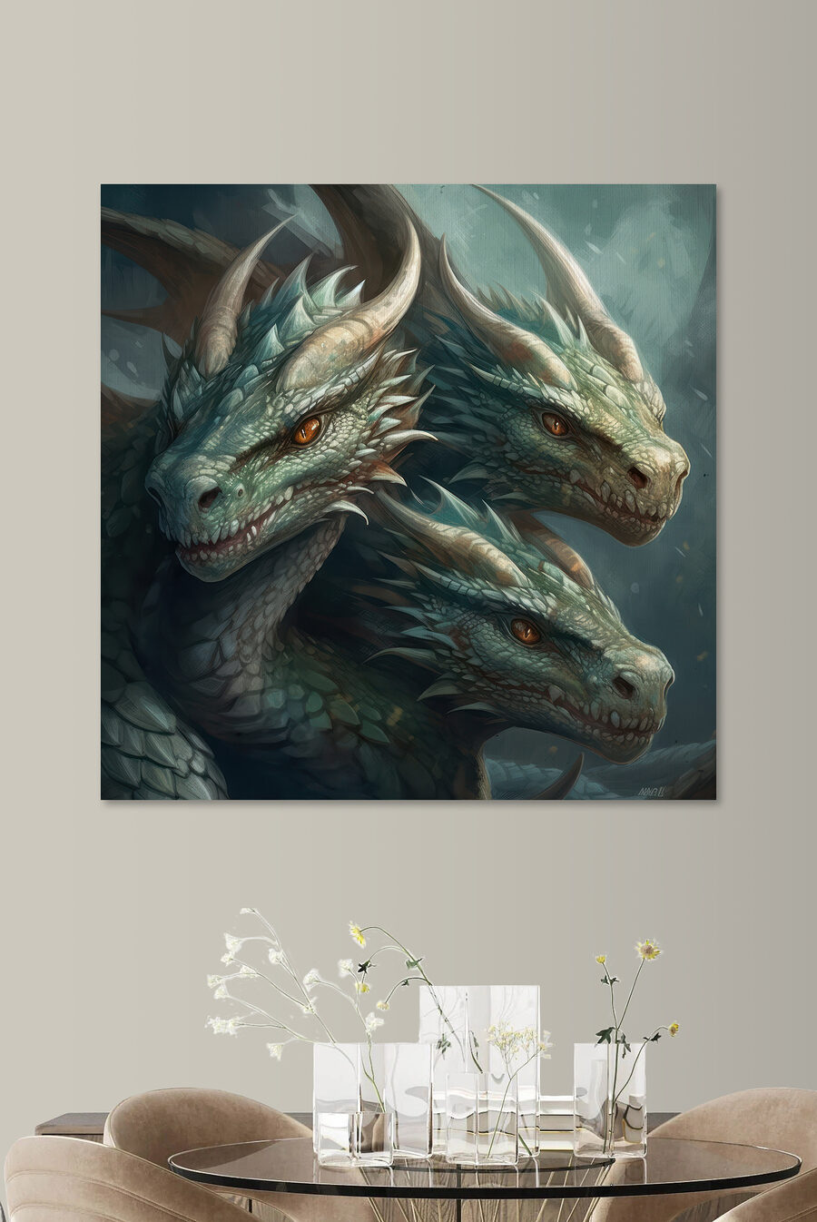 Drei Drachen im Schatten — Interieur 4