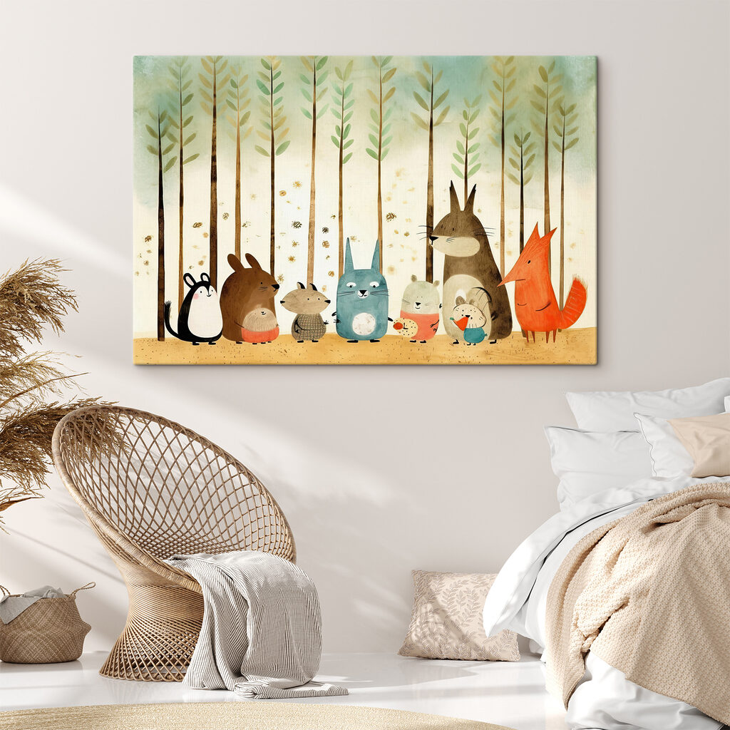 Waldfreunde in einer Reihe — Interieur 3