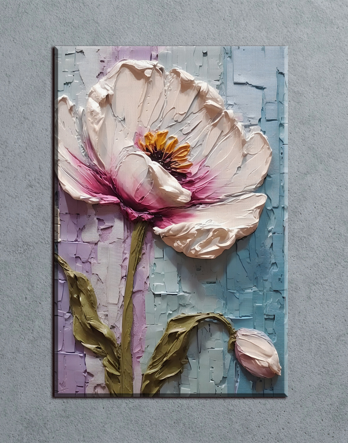 Blüte aus Pinselstrichen — Interieur 1