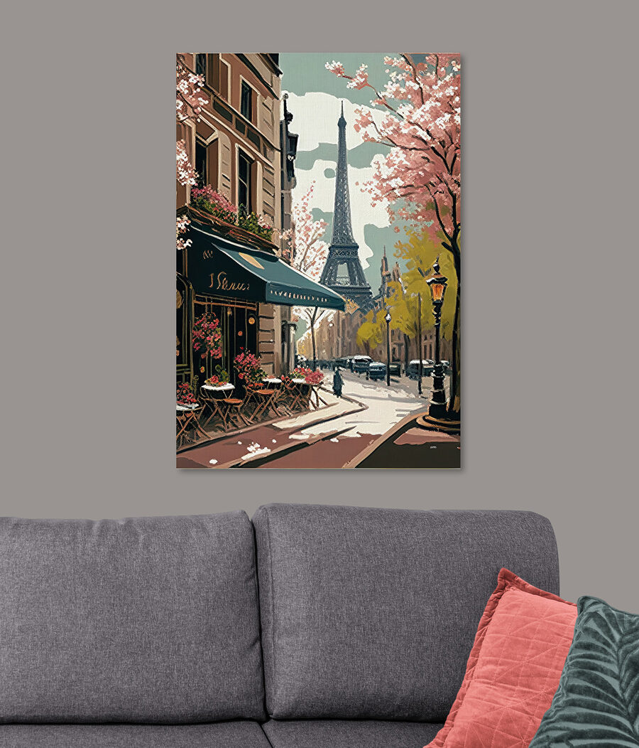 Paris unter rosa Blüten — Interieur 2