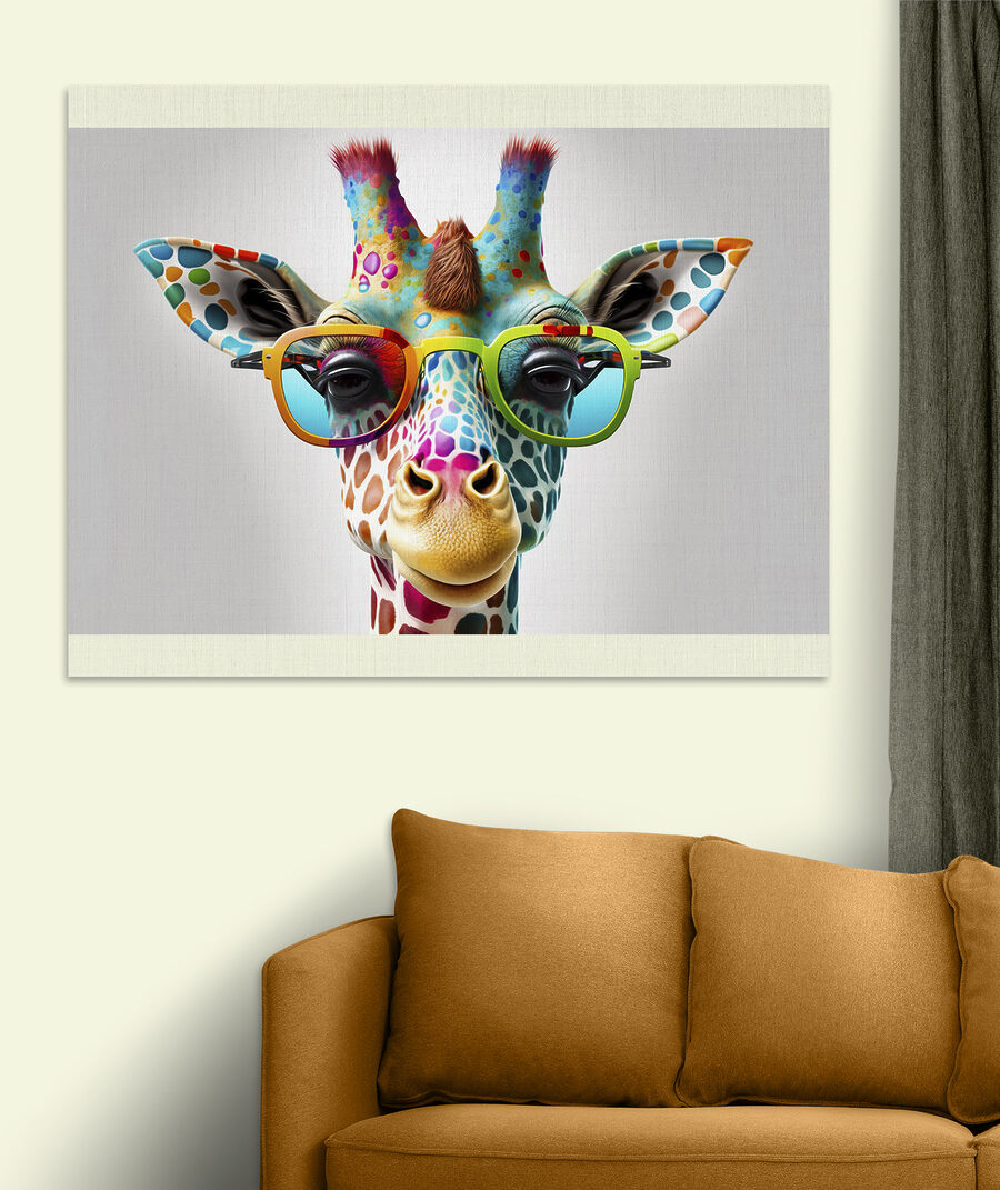 Giraffe mit Sonnenbrille — Interieur 1