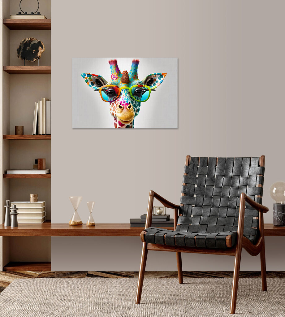 Giraffe mit Sonnenbrille — Interieur 2