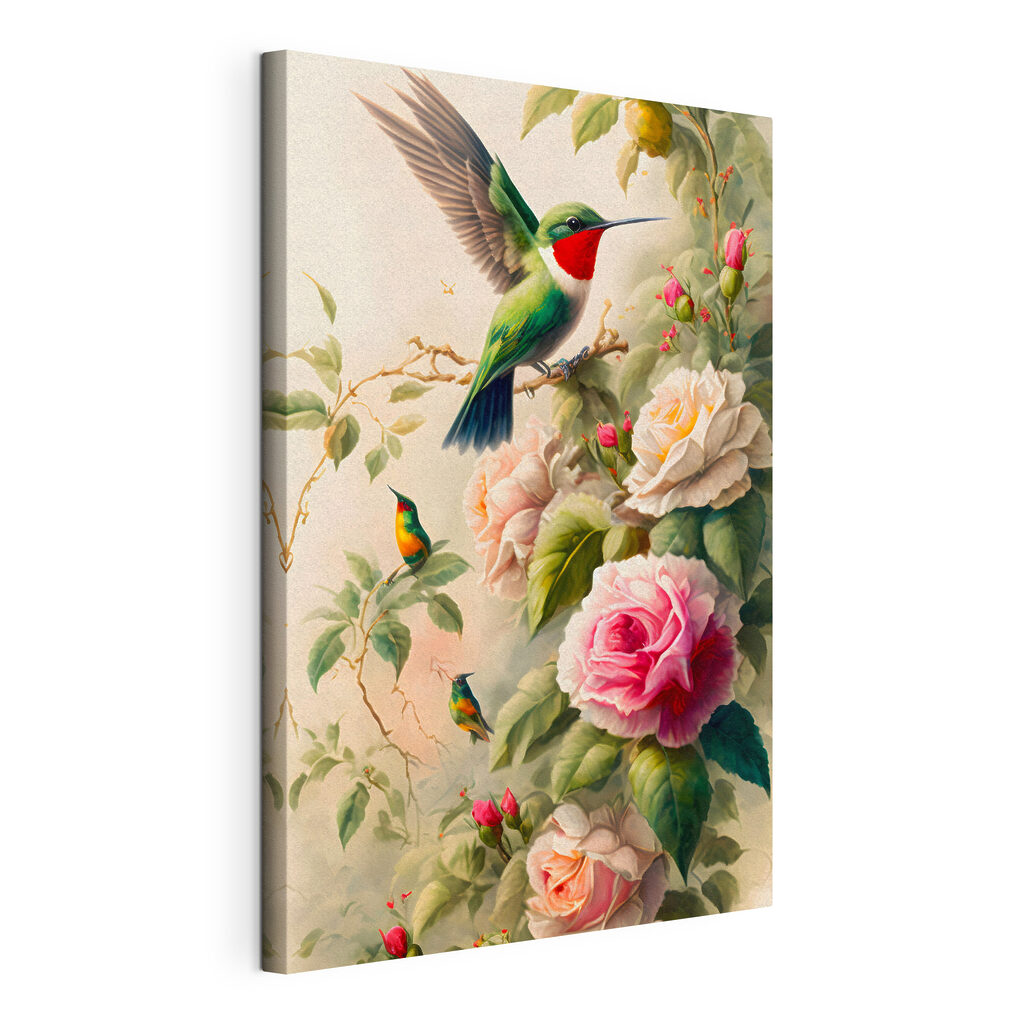 Kolibri bei den Rosen — Produktansicht