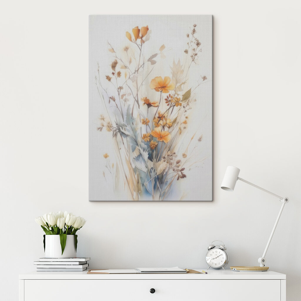 Feldblumenstrauß im Morgenlicht — Interieur 3