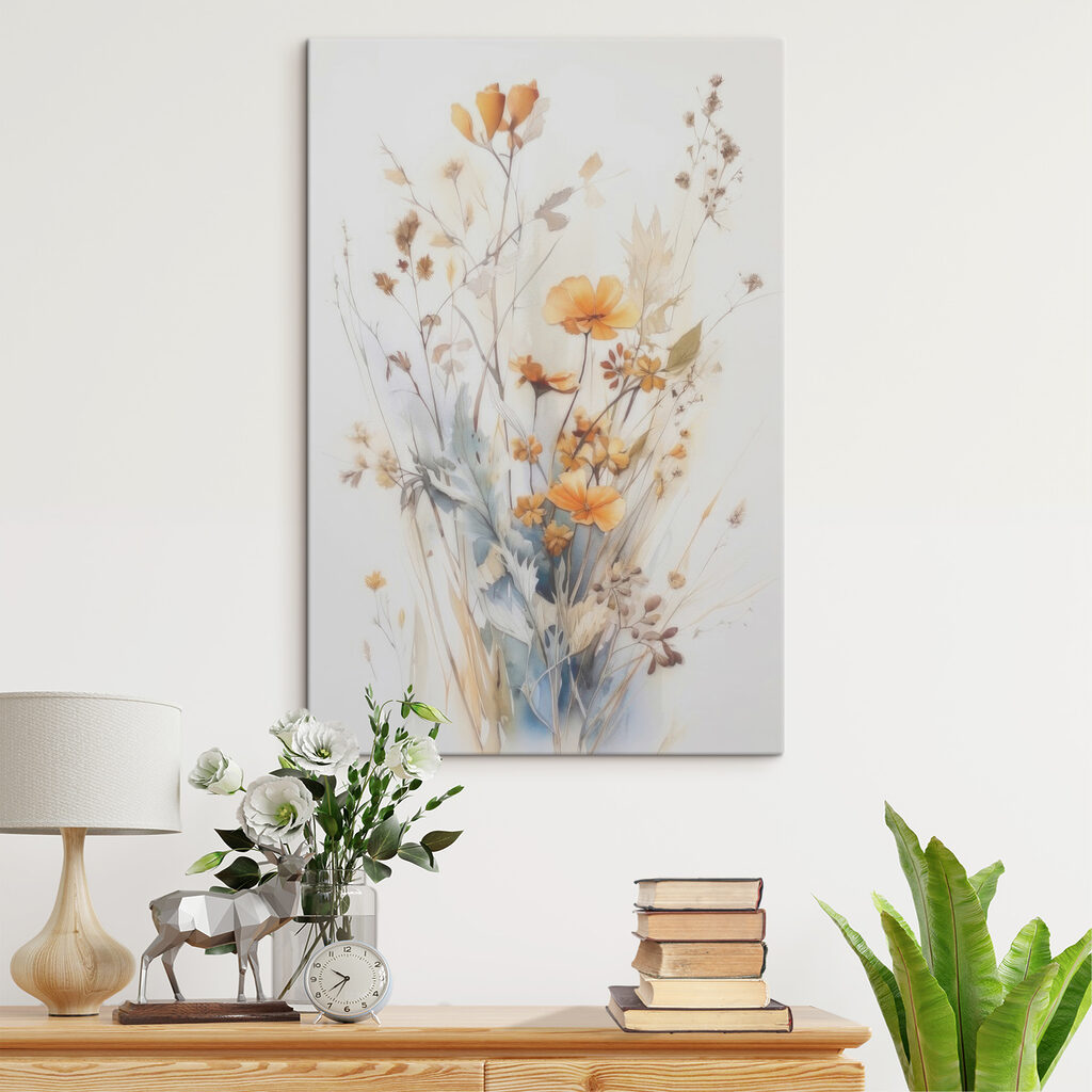 Feldblumenstrauß im Morgenlicht — Interieur 4