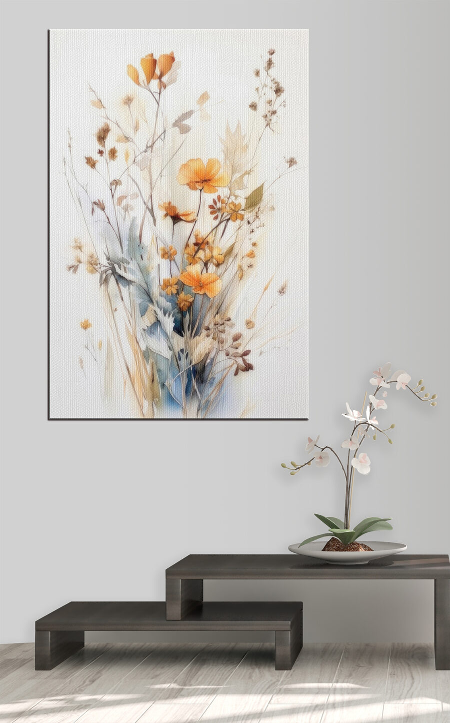 Feldblumenstrauß im Morgenlicht — Interieur 2
