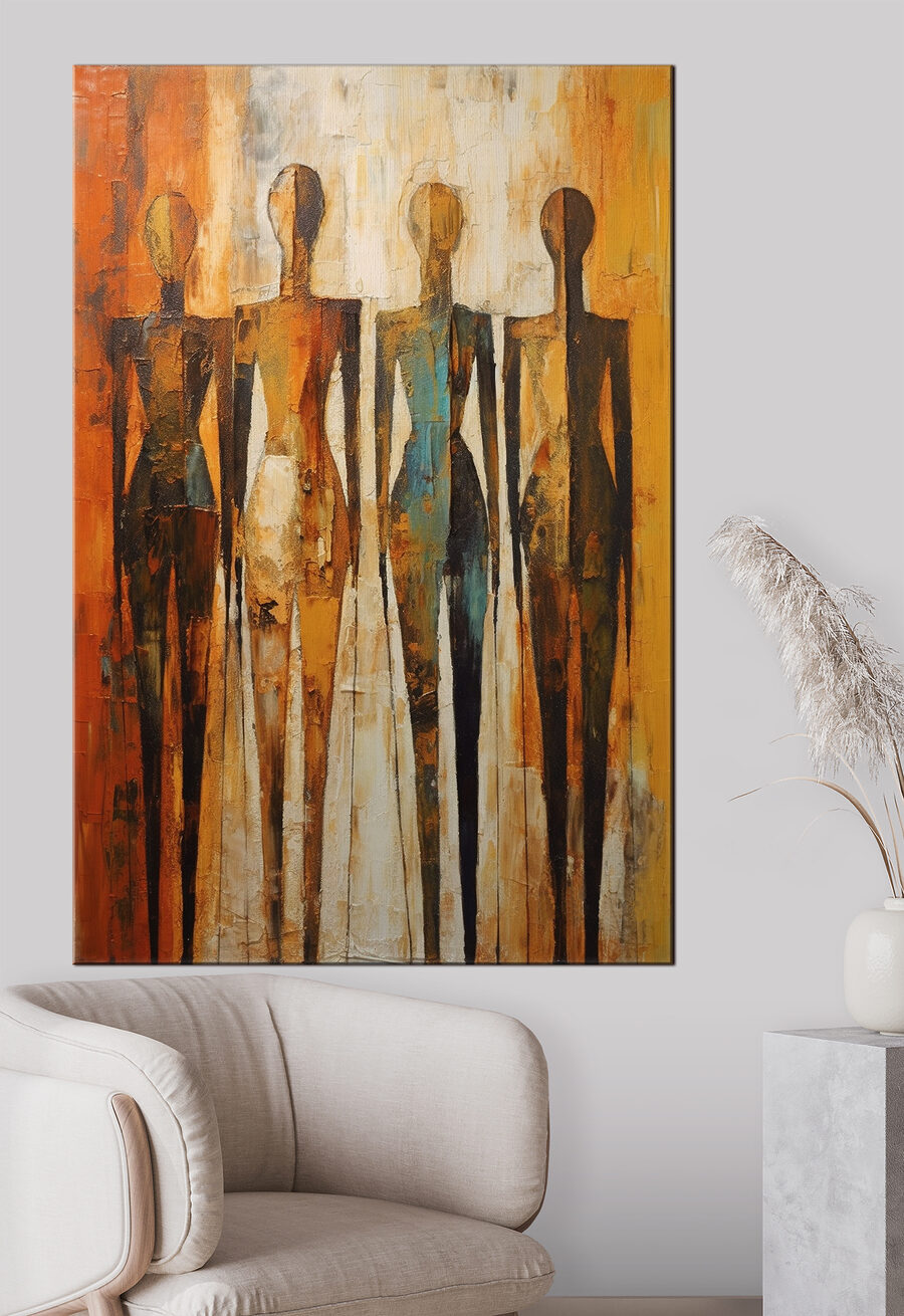 Gestalten in warmem Ocker — Interieur 2